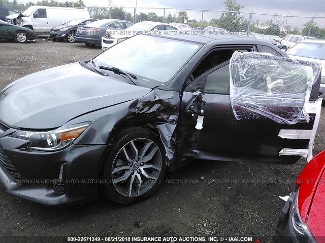 JTKJF5C74E3082984 - 2014 TOYOTA SCION TC 灰色 照片 6