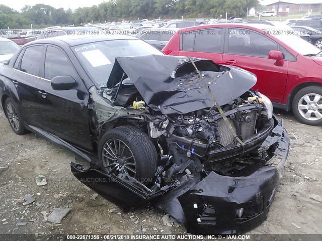 JF1GV7F67BG506445 - 2011 SUBARU IMPREZA WRX BLACK photo 6