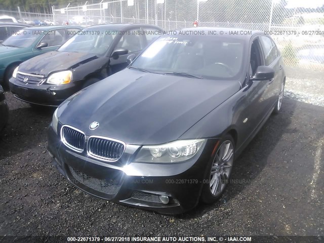 WBAPH5G54ANM36311 - 2010 BMW 328 I SULEV BLACK photo 2