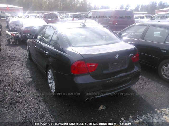 WBAPH5G54ANM36311 - 2010 BMW 328 I SULEV BLACK photo 3