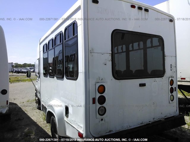 1FDWE35F43HA47978 - 2003 FORD ECONOLINE E350 SUPER DUTY CTWAY VAN WHITE photo 3