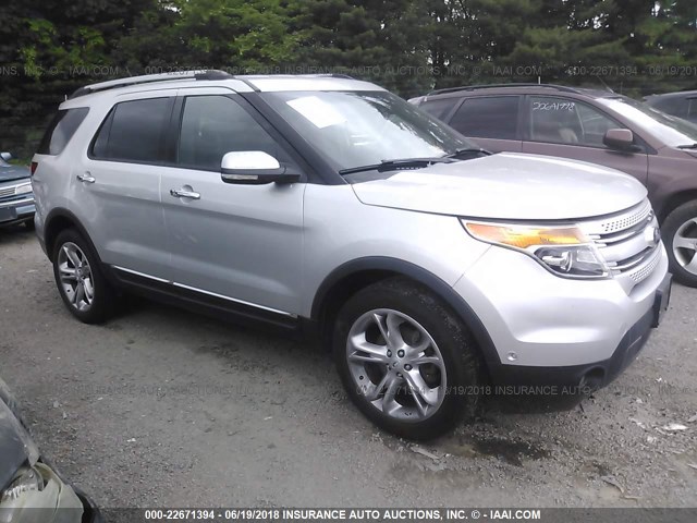 1FM5K8F81DGA67968 - 2013 FORD EXPLORER LIMITED 银色 照片 1