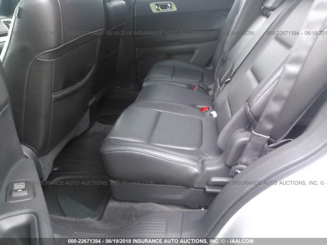 1FM5K8F81DGA67968 - 2013 FORD EXPLORER LIMITED 银色 照片 8