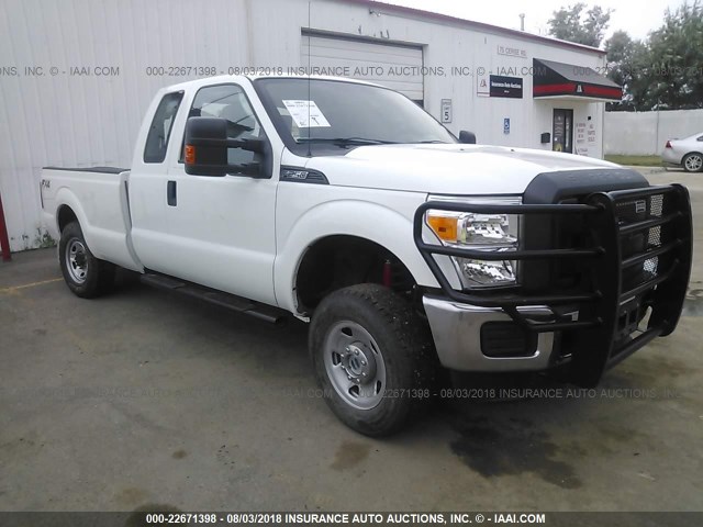 1FT7X2B69FEB07499 - 2015 FORD F250 SUPER DUTY WHITE photo 1