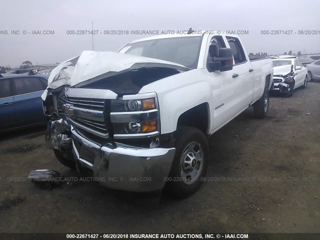 1GC1CUEG5GF168748 - 2016 CHEVROLET SILVERADO C2500 HEAVY DUTY WHITE photo 2