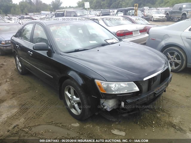 5NPEU46F38H364098 - 2008 HYUNDAI SONATA SE/LIMITED BLACK photo 1