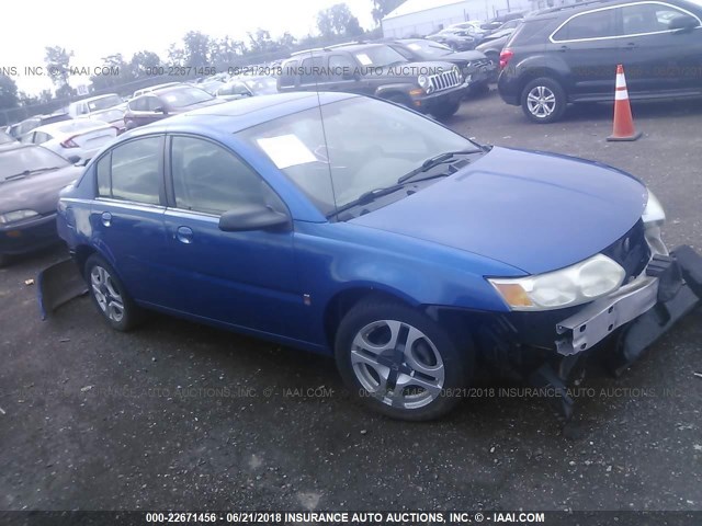 1G8AL52F34Z107422 - 2004 SATURN ION LEVEL 3 BLUE photo 1