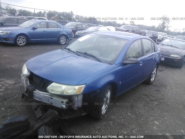 1G8AL52F34Z107422 - 2004 SATURN ION LEVEL 3 BLUE photo 2