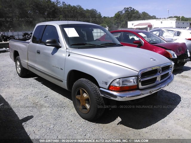 1B7GL22X0WS539730 - 1998 DODGE DAKOTA GRAY photo 1