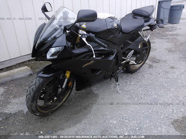 JYARJ16E49A015195 - 2009 YAMAHA YZFR6 BLACK photo 2