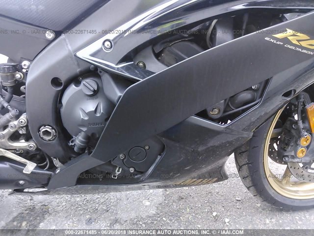 JYARJ16E49A015195 - 2009 YAMAHA YZFR6 BLACK photo 8