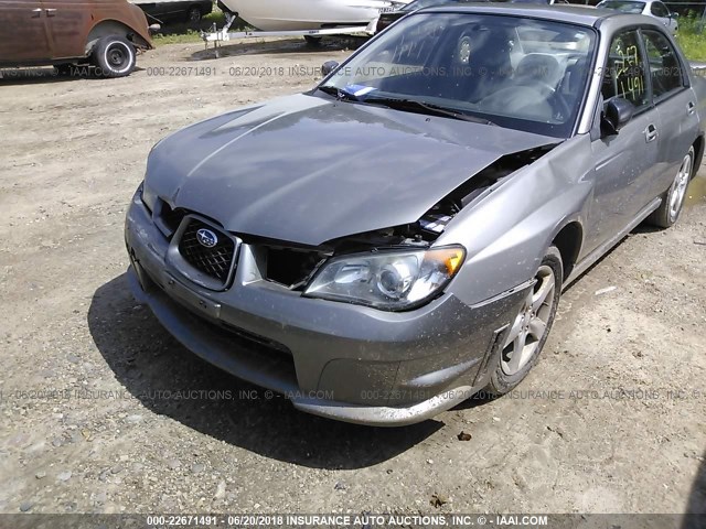 JF1GD67646H517947 - 2006 SUBARU IMPREZA 2.5I GRAY photo 6