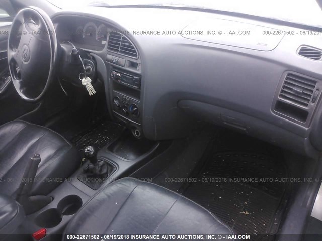 KMHDN55D22U056833 - 2002 HYUNDAI ELANTRA GLS/GT SILVER photo 5