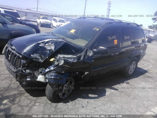 1J4GW48S34C296639 - 2004 JEEP GRAND CHEROKEE LAREDO/COLUMBIA/FREEDOM 黑色 照片 2