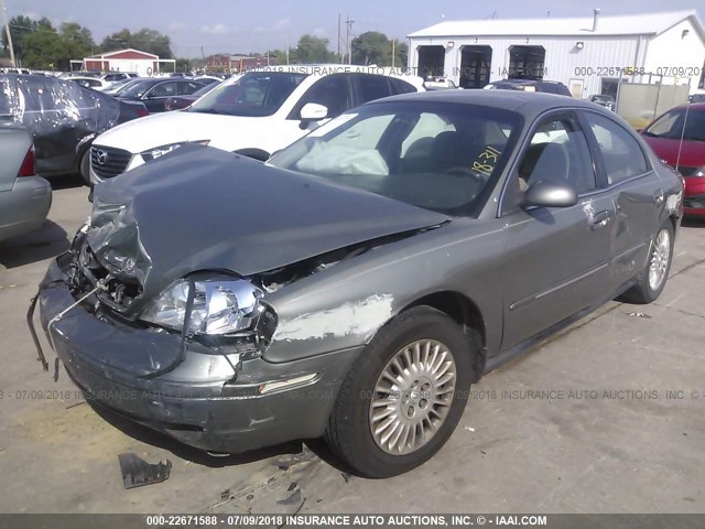 1MEFM50U31G613185 - 2001 MERCURY SABLE GS GRAY photo 2