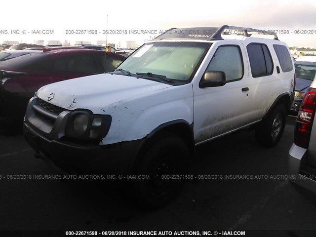 5N1ED28Y03C636996 - 2003 NISSAN XTERRA XE/SE WHITE photo 2