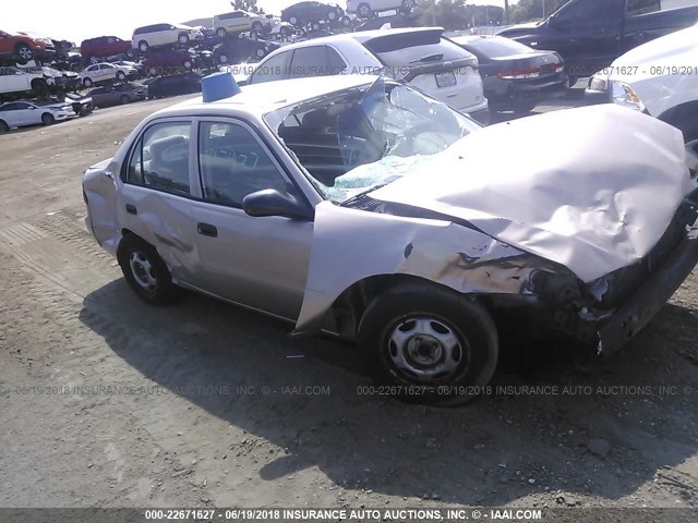 1NXBR12E0YZ370748 - 2000 TOYOTA COROLLA VE/CE/LE 金色 照片 1