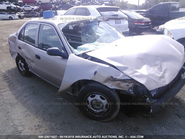 1NXBR12E0YZ370748 - 2000 TOYOTA COROLLA VE/CE/LE 金色 照片 6