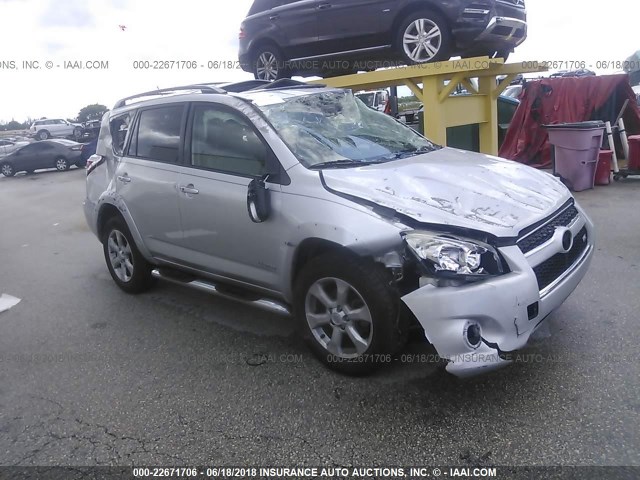 2T3YK4DV3AW006267 - 2010 TOYOTA RAV4 LIMITED SILVER photo 1