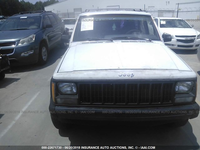 1J4FT28L3KL476766 - 1989 JEEP CHEROKEE WHITE photo 6