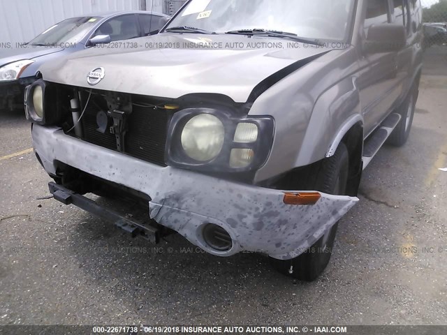 5N1ED28TX4C635490 - 2004 NISSAN XTERRA XE/SE TEAL photo 6