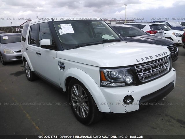 SALAK2D49BA577185 - 2011 LAND ROVER LR4 HSE LUXURY WHITE photo 1