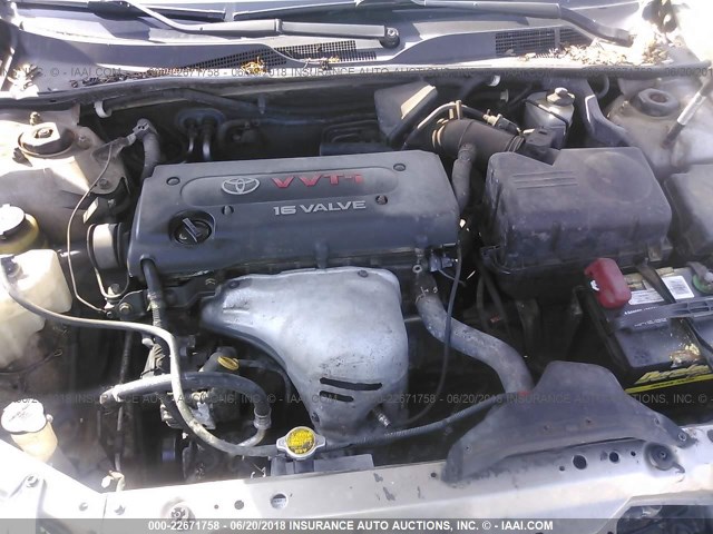 4T1BE32K04U304594 - 2004 TOYOTA CAMRY LE/XLE/SE შავი ფოტო 10