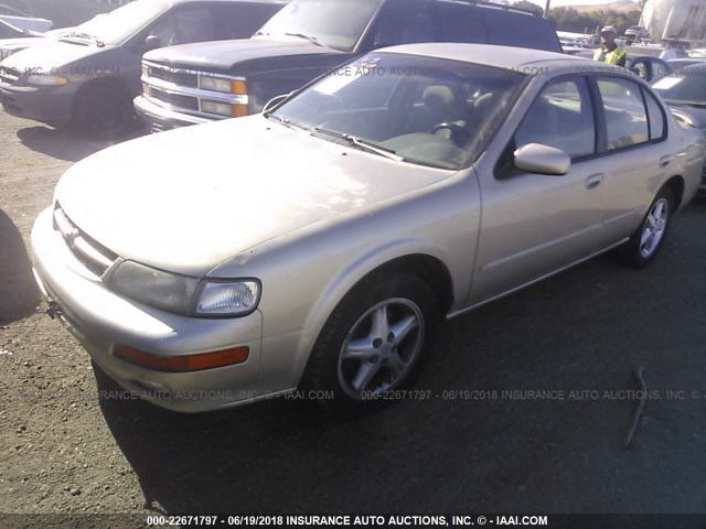 JN1CA21D2VT820919 - 1997 NISSAN MAXIMA GLE/GXE/SE BEIGE photo 2