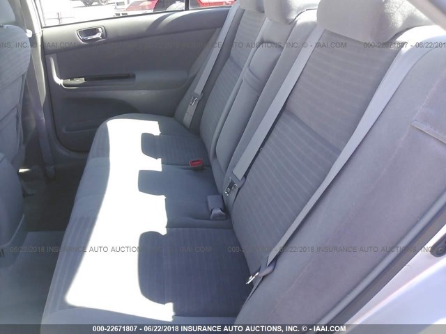 4T1BE32K66U113619 - 2006 TOYOTA CAMRY LE/XLE/SE ვერცხლისფერი ფოტო 8