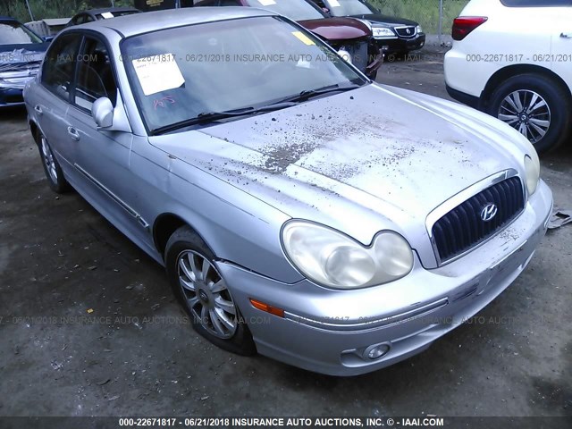 KMHWF35H64A020063 - 2004 HYUNDAI SONATA GLS/LX SILVER photo 1