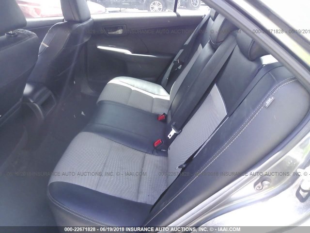 4T1BF1FK5CU122657 - 2012 TOYOTA CAMRY SE/LE/XLE 灰色 照片 8