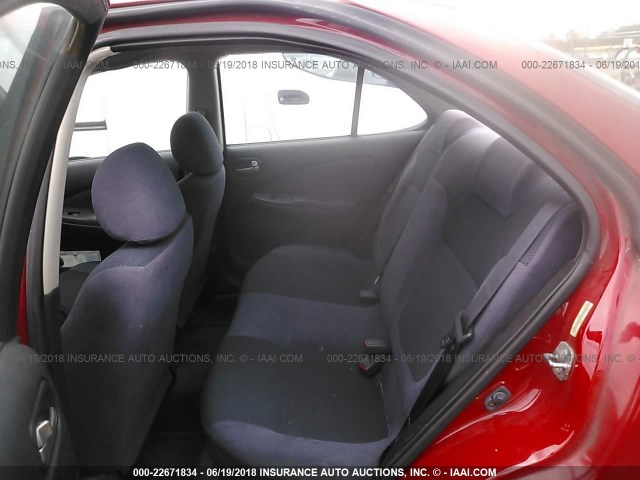3N1CB51DX6L610010 - 2006 NISSAN SENTRA 1.8/1.8S RED photo 8