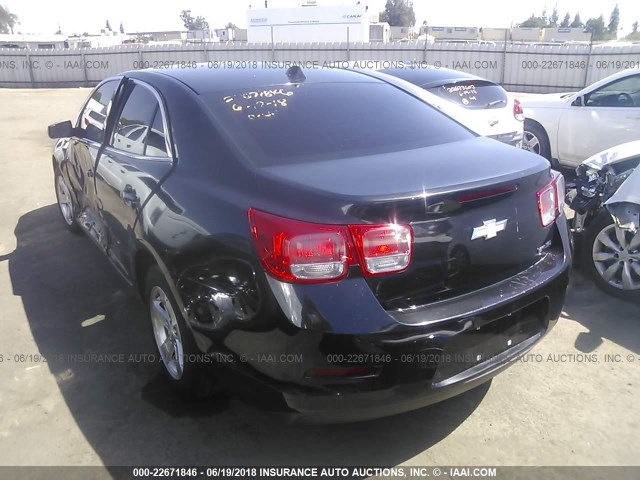 1G11B5SA9DF265349 - 2013 CHEVROLET MALIBU LS BLACK photo 3