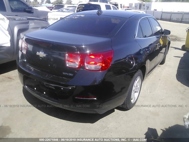 1G11B5SA9DF265349 - 2013 CHEVROLET MALIBU LS BLACK photo 4