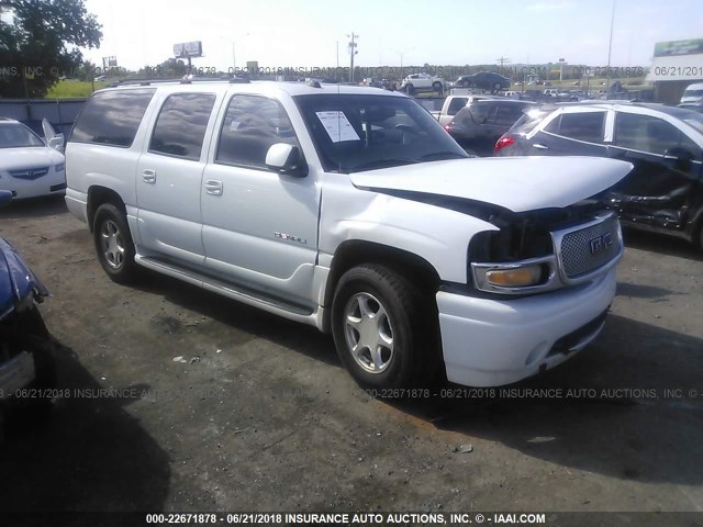 1GKFK66U34J285878 - 2004 GMC YUKON XL DENALI WHITE photo 1