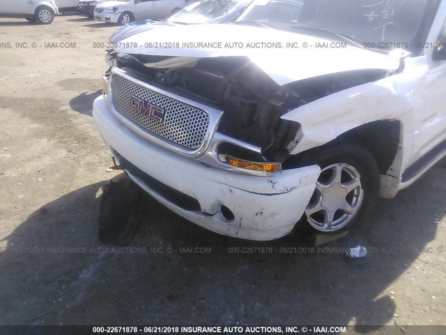 1GKFK66U34J285878 - 2004 GMC YUKON XL DENALI WHITE photo 6