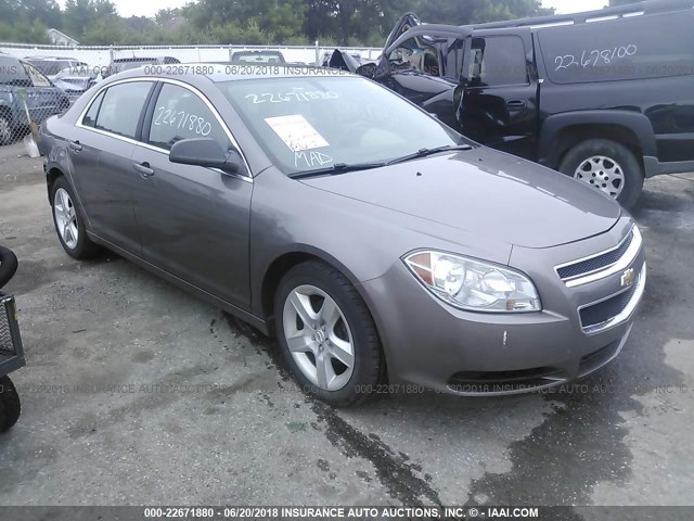 1G1ZB5EBXA4138298 - 2010 CHEVROLET MALIBU LS Pewter photo 1
