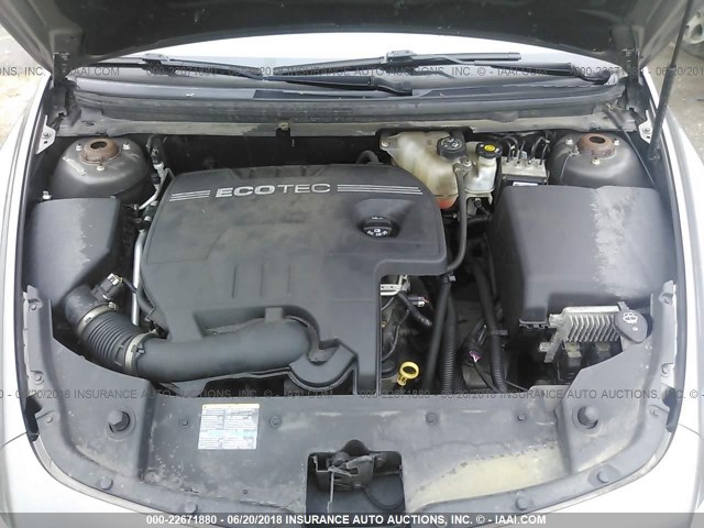 1G1ZB5EBXA4138298 - 2010 CHEVROLET MALIBU LS Pewter photo 10