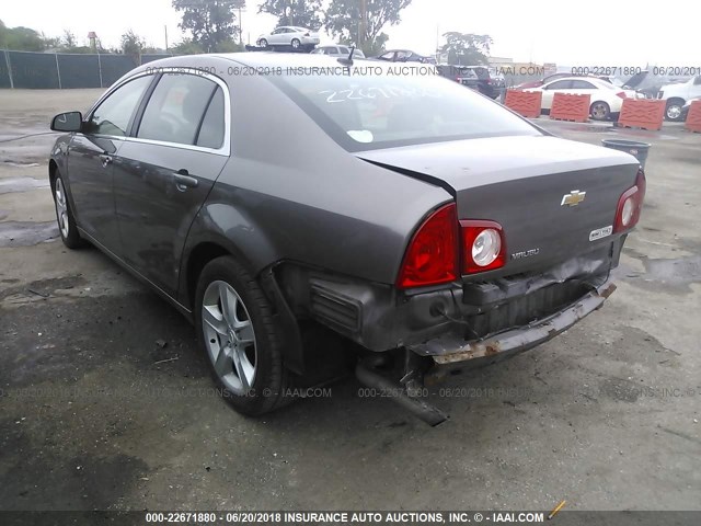 1G1ZB5EBXA4138298 - 2010 CHEVROLET MALIBU LS Pewter photo 3