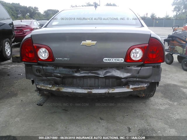 1G1ZB5EBXA4138298 - 2010 CHEVROLET MALIBU LS Pewter photo 6