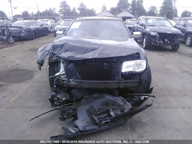 2C3CCAPTXGH248308 - 2016 CHRYSLER 300C PLATINUM BLACK photo 6