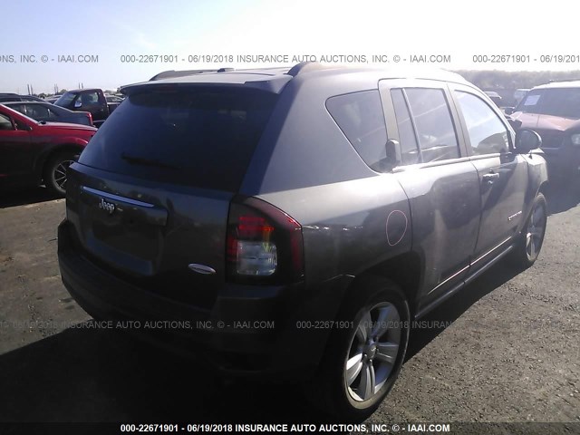 1C4NJCEA5GD648376 - 2016 JEEP COMPASS LATITUDE 灰色 照片 4