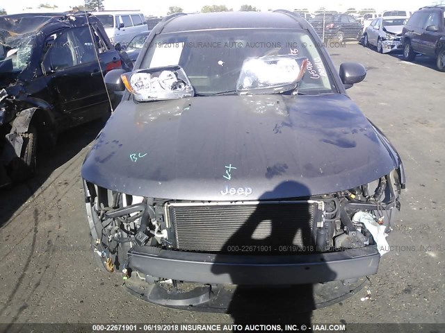 1C4NJCEA5GD648376 - 2016 JEEP COMPASS LATITUDE 灰色 照片 6