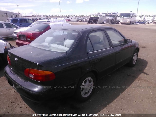 1Y1SK52872Z401784 - 2002 CHEVROLET GEO PRIZM LSI BLACK photo 4