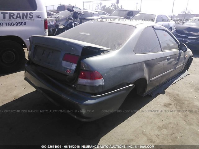 1HGEM1153XL092757 - 1999 HONDA CIVIC SI/SIR GRAY photo 4