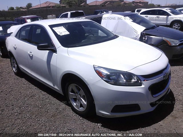 1G11B5SL8EF217117 - 2014 CHEVROLET MALIBU LS WHITE photo 1