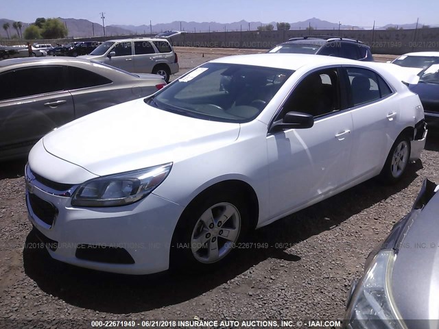 1G11B5SL8EF217117 - 2014 CHEVROLET MALIBU LS WHITE photo 2