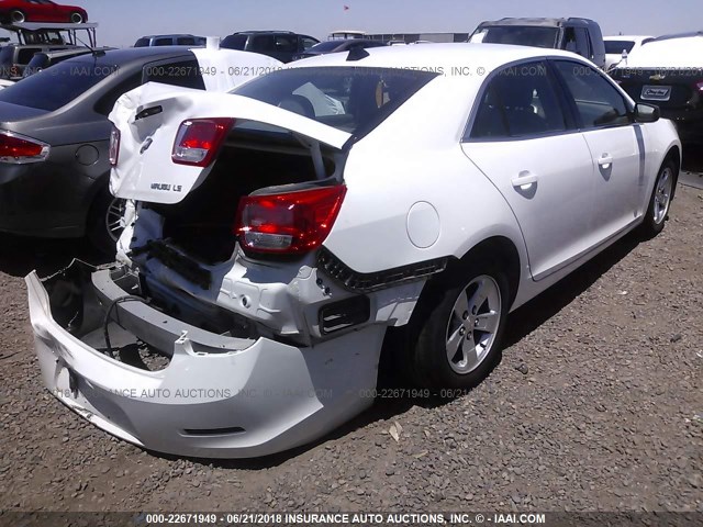 1G11B5SL8EF217117 - 2014 CHEVROLET MALIBU LS WHITE photo 4