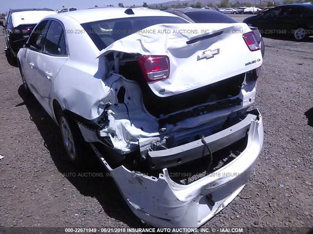 1G11B5SL8EF217117 - 2014 CHEVROLET MALIBU LS WHITE photo 6