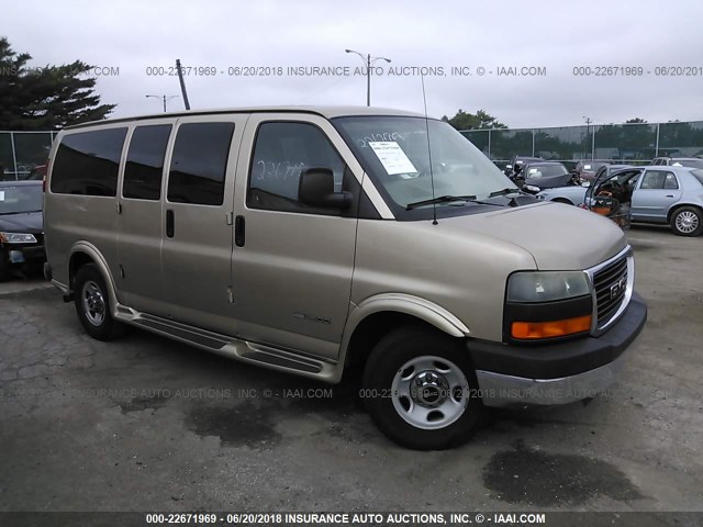 1GJHG35U161165563 - 2006 GMC SAVANA G3500 GOLD photo 1